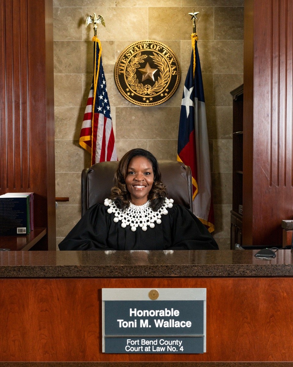 Judge Toni Wallace presiding in Fort Bend County Court at Law No. 4